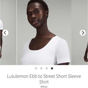 Lululemon Ebb to Street Short sleeve
